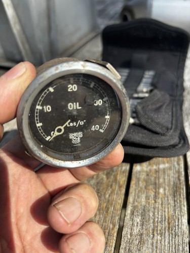Smiths oil pressure gauge - pressure,