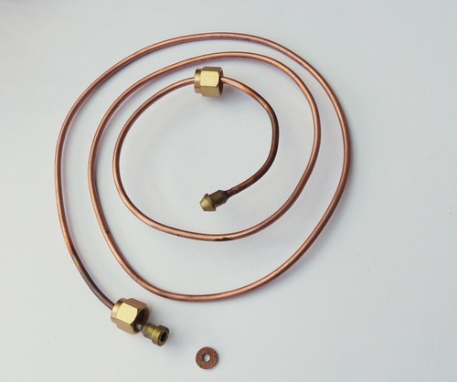 Oil pressure copper feed pipe - feed,