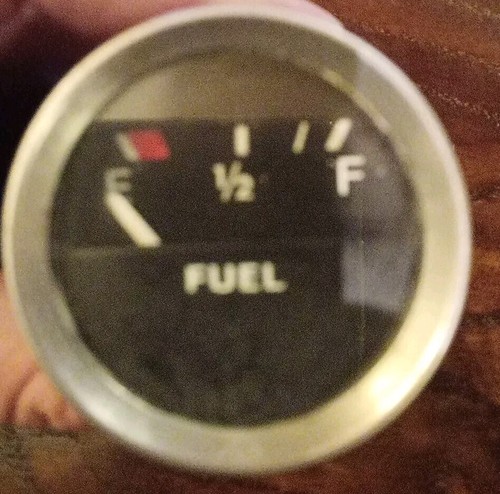 Vintage smiths fuel gauge - smiths, 2"