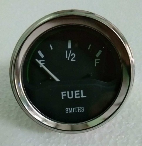 Smiths fuel gauge black - , chrome