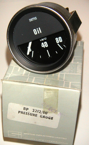 New smiths oil press gauge - new,
