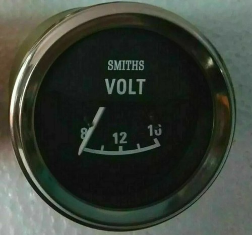 Smiths volt gauge chrome - volt, bezel