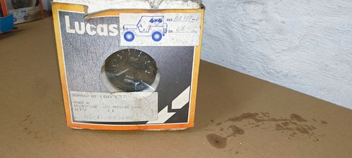 Nos lucas oil pressure gauge - oil,